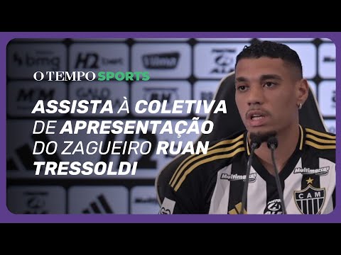 Novo reforço do ATLÉTICO, zagueiro Ruan Tressoldi é apresentado e fala sobre lesões, Sampaoli e mais